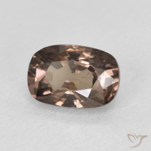 1.39 ct Brown Color-Change Garnet Stone, Natural Color-Change Garnet in Cushion-Cut Shape for Sale