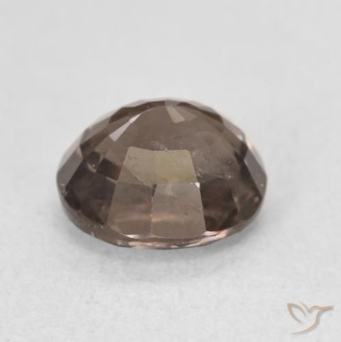 Color-Change Garnet Gemstone in 6.6 x 5.8 mm Size for Sale, Color-Change Garnet Stone in Medium Light Brown Color
