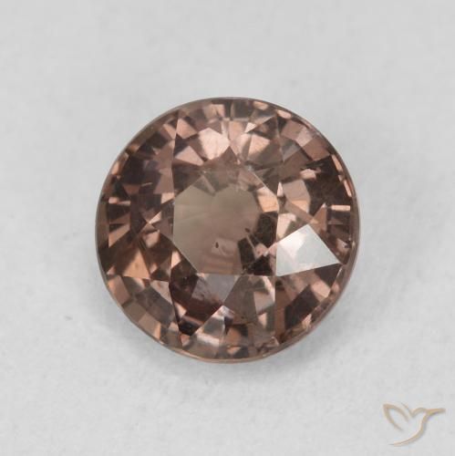 1.29 ct Brown Color-Change Garnet Stone, Natural Color-Change Garnet in Round Facet Shape for Sale