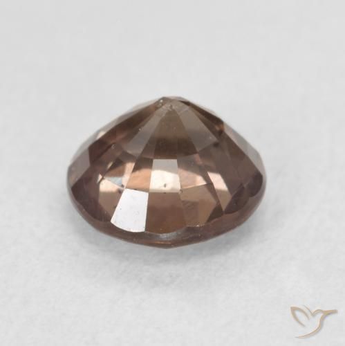 Color-Change Garnet Gemstone in 6 mm (calibrated) Size for Sale, Color-Change Garnet Stone in Medium Light Brown Color