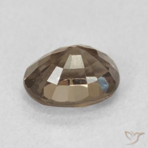 Color-Change Garnet Gemstone in 6.3 x 5 mm Size for Sale, Color-Change Garnet Stone in Dark Brown Color