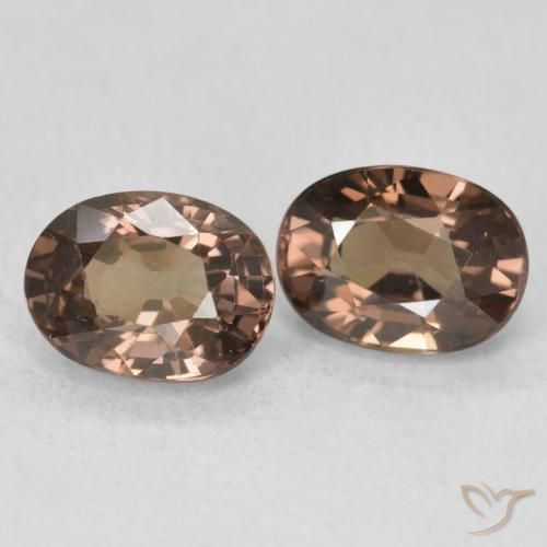 2.84 ctw Brown Color-Change Garnet Stones, Natural Color-Change Garnet in Oval Facet Shape for Sale