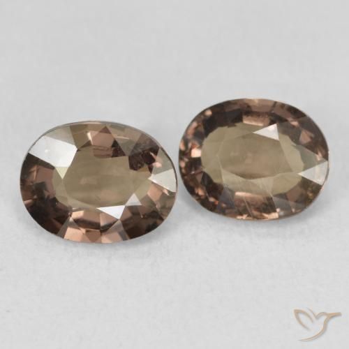 2.05 ctw Brown Color-Change Garnet Stones, Natural Color-Change Garnet in Oval Facet Shape for Sale