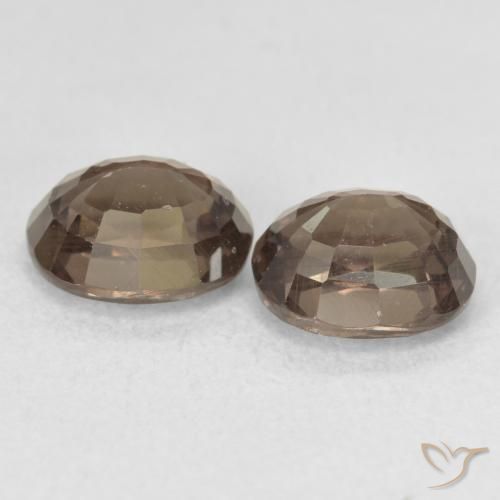 Color-Change Garnet Gemstones in 6.8 x 5.5 mm Size for Sale, Color-Change Garnet Stones in Medium Light Brown Color