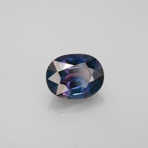 1.52 ct Multicolor Color-Change Sapphire Stone, Natural Color-Change Sapphire in Oval Facet Shape for Sale