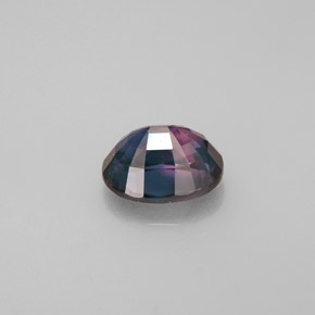 Color-Change Sapphire Gemstone in 7.3 x 5.8 mm Size for Sale, Color-Change Sapphire Stone in Multicolor Color