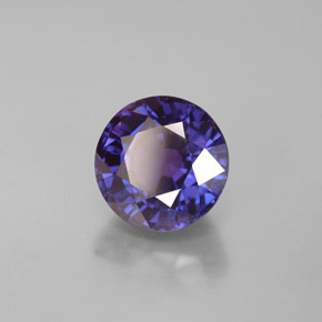 4.60 ct Multicolor Color-Change Sapphire Stone, Natural Color-Change Sapphire in Round Facet Shape for Sale