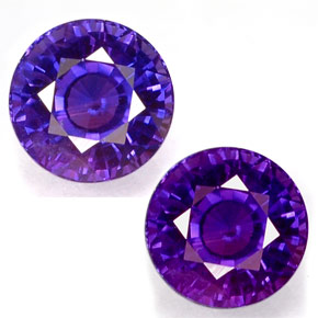 1.04 ct Multicolor Color-Change Sapphire Gemstone, Color-Change Sapphire Gem in Round Facet Shape for Sale.