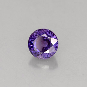 0.77 ct Multicolor Color-Change Sapphire Stone, Natural Color-Change Sapphire in Round Facet Shape for Sale
