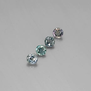 2.91 ct Multicolor Color-Change Sapphire Stone, Natural Color-Change Sapphire in Round Facet Shape for Sale