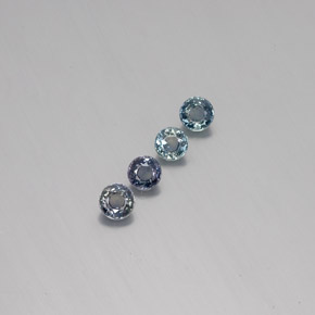 2.27 ct Multicolor Color-Change Sapphire Stone, Natural Color-Change Sapphire in Round Facet Shape for Sale