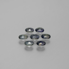 Color-Change Sapphire Gemstone in 4.1 x 3.3 mm Size for Sale, Color-Change Sapphire Stone in Multicolor Color