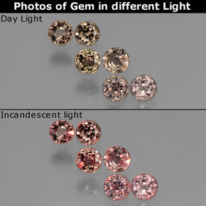 2.01 ct Multicolor Color-Change Sapphire Gemstone, Color-Change Sapphire Gem in Round Facet Shape for Sale.