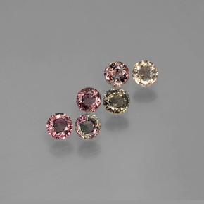 1.67 ct Multicolor Color-Change Sapphire Stone, Natural Color-Change Sapphire in Round Facet Shape for Sale