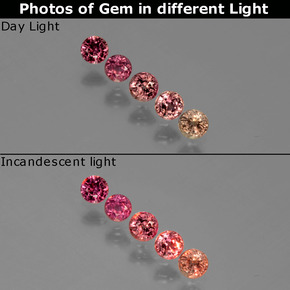 0.93 ct Multicolor Color-Change Sapphire Gemstone, Color-Change Sapphire Gem in Round Facet Shape for Sale.