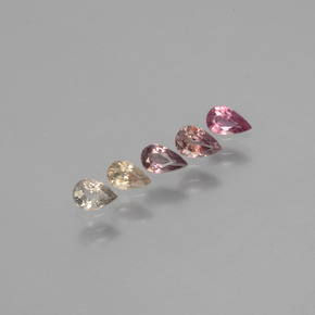 1.00 ct Multicolor Color-Change Sapphire Stone, Natural Color-Change Sapphire in Pear Facet Shape for Sale