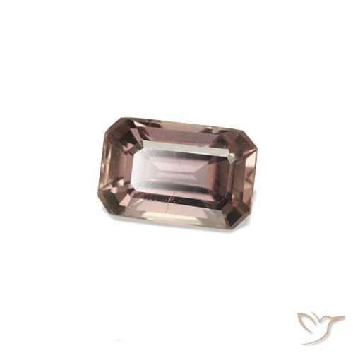 0.19 ct Brown Color-Change Sapphire Stone, Natural Color-Change Sapphire in Octagon Step Cut Shape for Sale