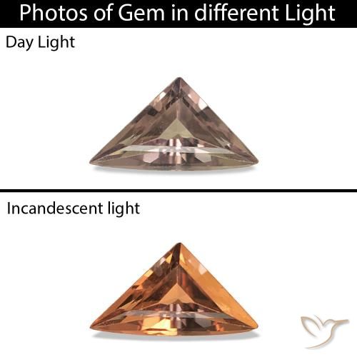 0.21ct Medium Light Brown Color-Change Sapphire, Fancy, VVS