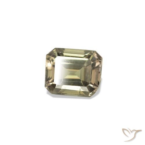 0.33 ct Yellow Color-Change Sapphire Stone, Natural Color-Change Sapphire in Octagon Step Cut Shape for Sale