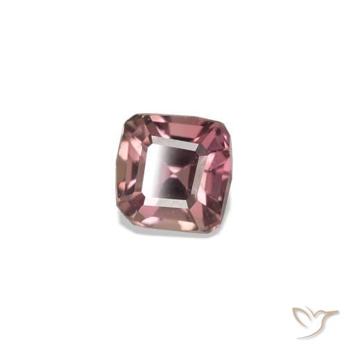 0.12 ct Brown Color-Change Sapphire Stone, Natural Color-Change Sapphire in Octagon Step Cut Shape for Sale