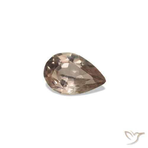 0.12 ct Brown Color-Change Sapphire Stone, Natural Color-Change Sapphire in Pear Facet Shape for Sale