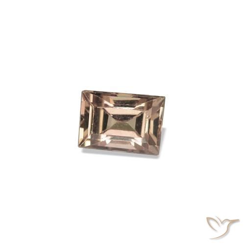 0.13 ct Brown Color-Change Sapphire Stone, Natural Color-Change Sapphire in Baguette Facet Shape for Sale