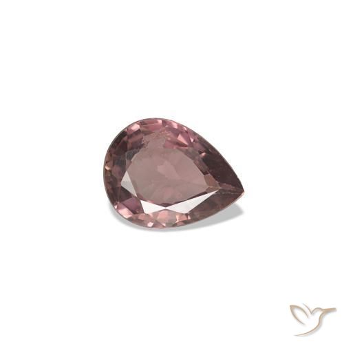 0.28 ct Pink Color-Change Sapphire Stone, Natural Color-Change Sapphire in Pear Facet Shape for Sale