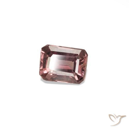 0.14 ct Pink Color-Change Sapphire Stone, Natural Color-Change Sapphire in Octagon Step Cut Shape for Sale