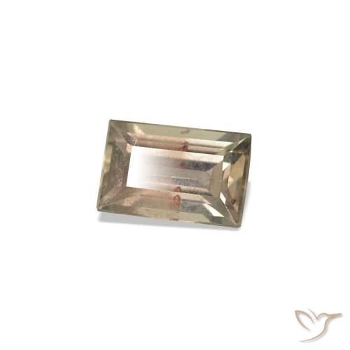 0.24 ct Yellow Color-Change Sapphire Stone, Natural Color-Change Sapphire in Baguette Facet Shape for Sale
