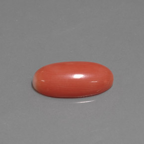 2.76 ct Pink Coral Stone, Natural Coral in Oval Cabochon Shape for Sale