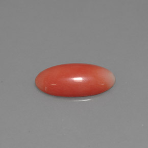 1.69 ct Pink Coral Stone, Natural Coral in Oval Cabochon Shape for Sale