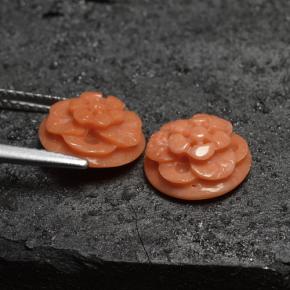 Coral Gemstones in 9.9 x 4.6 mm Size for Sale, Coral Stones in Medium Pink Color
