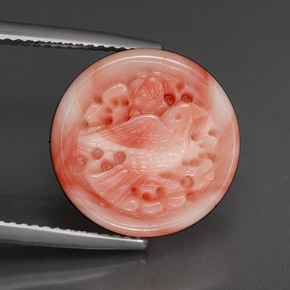 Coral Gemstone in 14.6 x 4.7 mm Size for Sale, Coral Stone in Multicolor Color