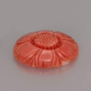 Coral Gemstone in 13.6 x 9.7 mm Size for Sale, Coral Stone in Salmon Color