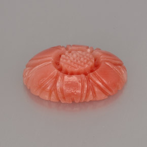 Coral Gemstone in 13.5 x 9.6 mm Size for Sale, Coral Stone in Salmon Color