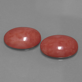 11.67 ct Pink Coral Stone, Natural Coral in Oval Cabochon Shape for Sale