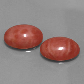 9.59 ct Pink Coral Stone, Natural Coral in Oval Cabochon Shape for Sale