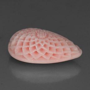 18.16 ct Pink Coral Stone, Natural Coral in Flower Carving Shape for Sale