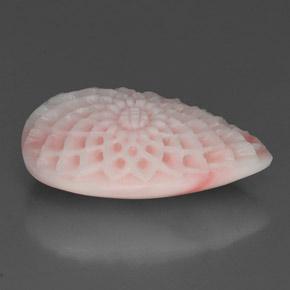 13.69 ct Pink Coral Stone, Natural Coral in Flower Carving Shape for Sale