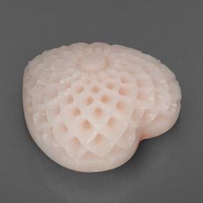 20.46 ct Pink Coral Stone, Natural Coral in Flower Carving Shape for Sale
