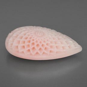 38.42 ct Pink Coral Stone, Natural Coral in Flower Carving Shape for Sale