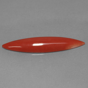 2.45 ct Pink Coral Stone, Natural Coral in Marquise Cabochon Shape for Sale