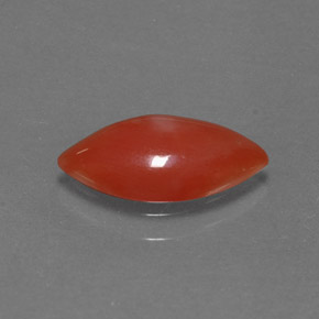 1.16 ct Pink Coral Stone, Natural Coral in Marquise Cabochon Shape for Sale