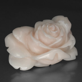 Coral Gemstone in 31.9 x 20.6 mm Size for Sale, Coral Stone in Salmon White Color