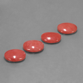 7.70 ct Pink Coral Stone, Natural Coral in Oval Cabochon Shape for Sale
