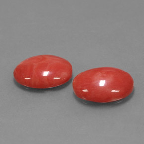 4.69 ct Pink Coral Stone, Natural Coral in Oval Cabochon Shape for Sale