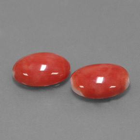 5.21 ct Pink Coral Stone, Natural Coral in Oval Cabochon Shape for Sale