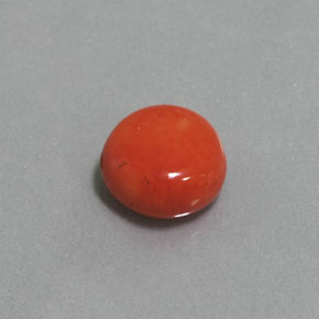 2.41 ct Pink Coral Stone, Natural Coral in Drilled Flat Cut Shape for Sale
