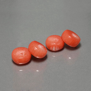 Coral Gemstone in 8.3 x 3.8 mm Size for Sale, Coral Stone in Salmon Color