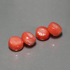 Coral Gemstone in 8.4 x 4.3 mm Size for Sale, Coral Stone in Salmon Color